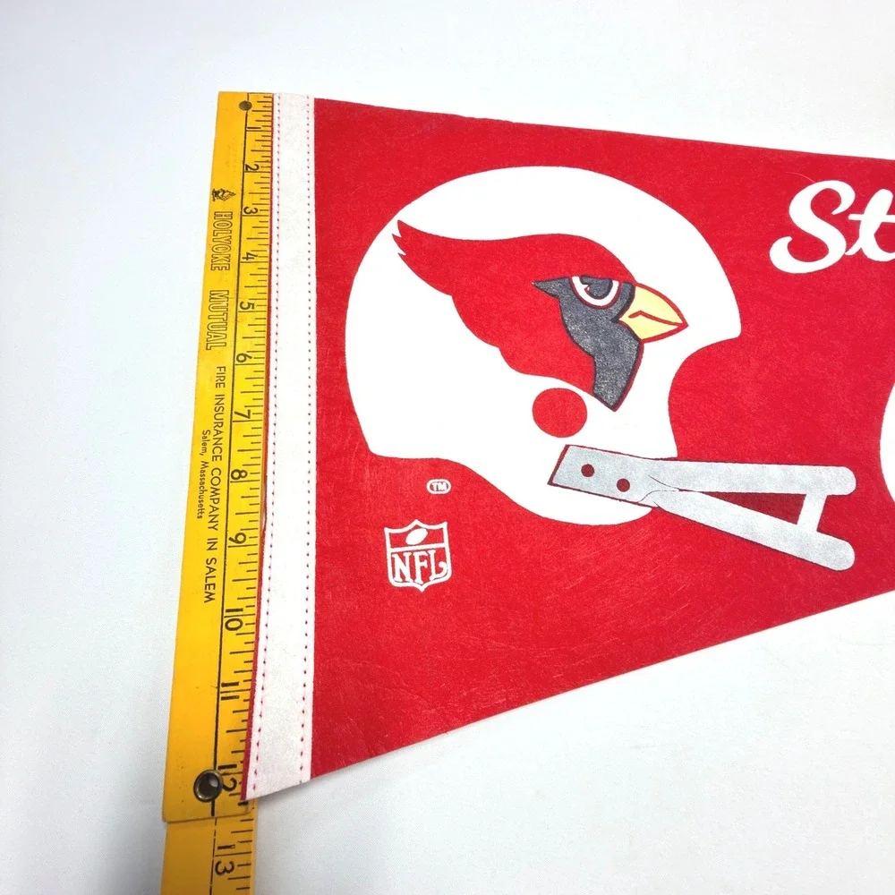 St Louis Cardinals Vintage NFL Felt Pennant Helmet Logo 30